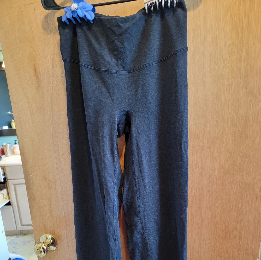 Black Wide Leg Spanx Lounge Full length pants